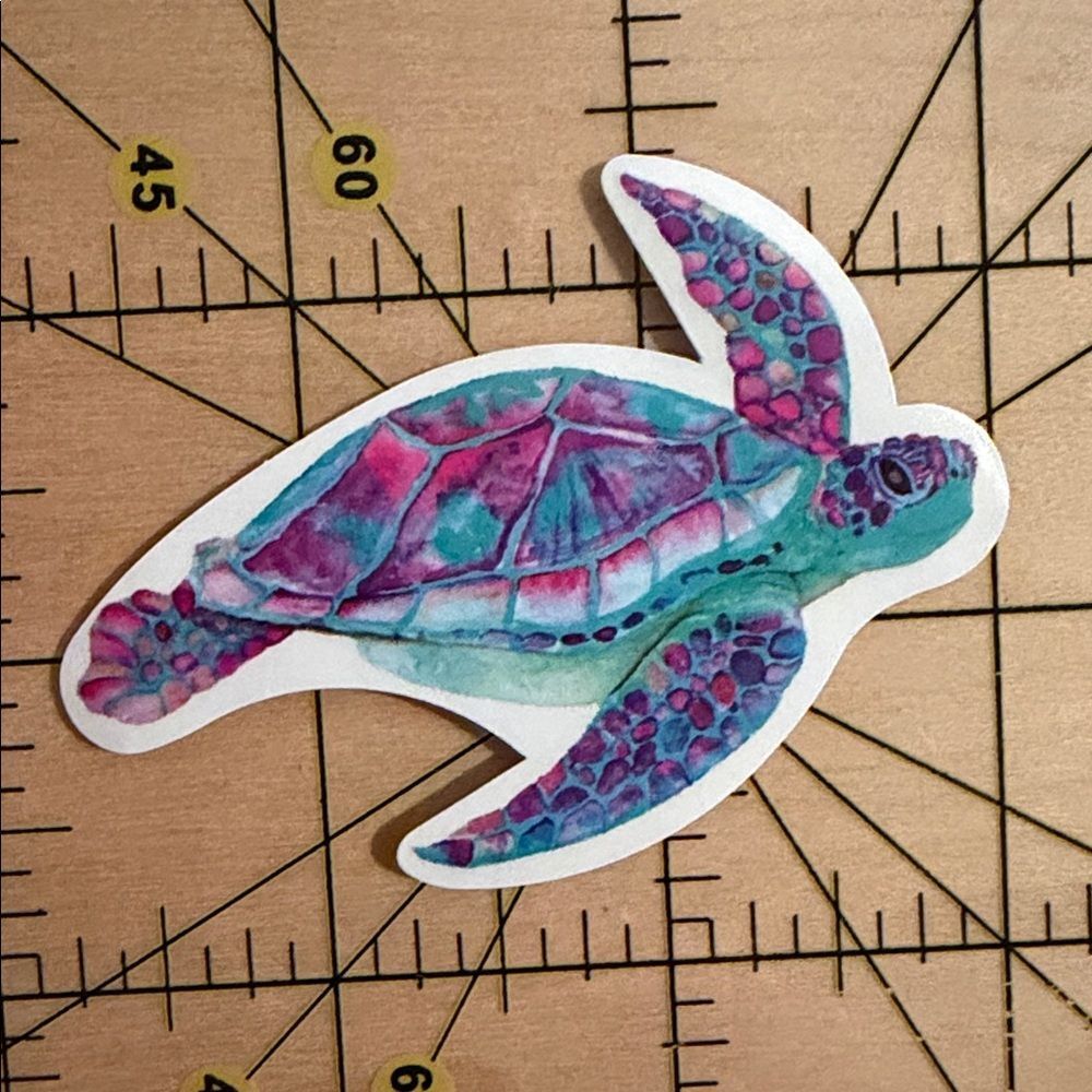 💜13/$13 +Bundle Sticker Sale | Turtle Animal Waterproof Sticker